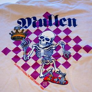 Vintage 1986 Powell Peralta Rodney Mullen skateboard shirt Bones Brigade!